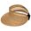 Καπέλο γείσο γυναικείο ψάθινο καμηλό  Women's Straw Visor Camel