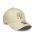 Καπέλο τζόκεϊ γυναικείο εκρού New York Yankees New Era 9Forty Metallic Logo