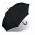 Ομπρέλα μεγάλη αυτόματη μαύρη Happy Rain Essentials  Long Stick Umbrella Black