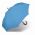 Ομπρέλα μεγάλη αυτόματη σιέλ Happy Rain Essentials  Long Stick Umbrella Light Blue