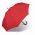 Ομπρέλα μεγάλη αυτόματη κόκκινη Happy Rain Essentials  Long Stick Umbrella Red