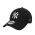 Καπέλο τζόκεϊ μαύρο μελανζέ New York Yankees New Era 9Forty MLB Cap Black