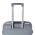 Βαλίτσα σκληρή μικρή επεκτάσιμη γκρι ασημί με 4 ρόδες Stelxis Cronus ST-540
