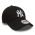 Καπέλο τζόκεϊ μαύρο New York Yankees New Era 9Forty League Essential Cap Black / White