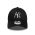 Καπέλο τζόκεϊ μαύρο New York Yankees New Era 9Forty MLB Cap Metallic Black