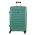 Βαλίτσα σκληρή μεγάλη επεκτάσιμη πράσινη με 4 ρόδες Rain RB80134 75cm