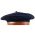 Καπέλο μπερές μάλλινος σκούρος μπλε Vrai Basque Impermeable Marine