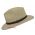 Καπέλο ψάθινο καλοκαιρινό με μεγάλο γείσο και φυσικό χρώμα Panama, δεξιά όψη