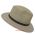 Summer Straw Panama Hat With Leather Strap Natural