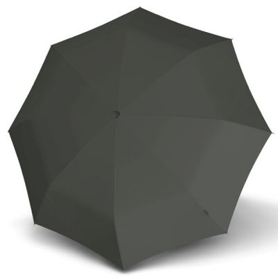 Automatic Open - Close Folding Umbrella Knirps A.200 Duomatic Medium Grey