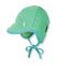 Καπέλο τζόκεϊ καλοκαιρινό μακό ριγέ  πράσινο με αντηλιακή προστασία Sterntaler