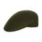 Winter Wool Felt Men's Crushable Coppola Cap Olive