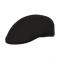 Winter Wool Felt Men's Crushable Coppola Cap Black