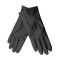 Γάντια δερμάτινα γυναικεία μαύρα  Guy Laroche Leather Gloves 98880