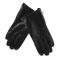 Γάντια ανδρικά δερμάτινα μαύρα Guy Laroche 98957