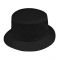 Καπέλο καλοκαιρινό βαμβακερό bucket μαύρο