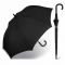 Ομπρέλα μεγάλη αντιανεμική αυτόματη  μαύρη ριγέ Happy Rain Gents Golf AC Kinematic Needle Stripe