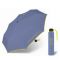Ομπρέλα σπαστή μονόχρωμη χειροκίνητη μπλε με ρέλι United Colors of Benetton Folding Manual Umbrella Stonewash