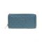 Women's  Horizontal Leather Wallet LaVor Light Blue 6014