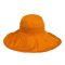 Women's Summer Fabric Hat With Wide Brim Orange