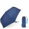 Ομπρέλα μίνι σπαστή πλακέ χειροκίνητη πουά μπλε United Colors Of Benetton Ultra Mini Flat Folding Umbrella Pop Dots Bellwether Blue