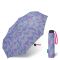 Ομπρέλα σπαστή χειροκίνητη πουά λιλά United Colors of Benetton Folding Manual Umbrella Pop Dots Deep Periwinkle