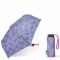 Ομπρέλα μίνι σπαστή πλακέ χειροκίνητη πουά λιλά United Colors Of Benetton Ultra Mini Flat Folding Umbrella Pop Dots Bellwether Blue