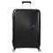 Βαλίτσα σκληρή μεγάλη επεκτάσιμη μαύρη με 4 ρόδες American Tourister Soundbox  Spinner   77 cm Bass Black