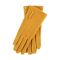 Women's Gloves With Buttons Mustard