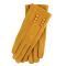 Women's Gloves With Two Rows Of Buttons Mustard