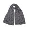 Women's Winter Stole With Paisley Motif Grey