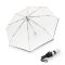 Ομπρέλα σπαστή διάφανη αυτόματο άνοιγμα - κλείσιμο μαύρη  Knirps A.200 Folding Umbrella Transparent Black