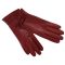 Leather Gloves Guy Laroche  98876 Burgundy