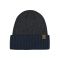 Winter Unisex Double Knitted Beanie Two Tone Grey - Blue