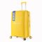 Βαλίτσα σκληρή επεκτάσιμη μεγάλη κίτρινη με 4 ρόδες RCM 185 28''