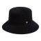 Women's Straw Bucket Hat Black