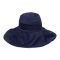 Women's Summer Fabric Hat With Wide Brim Blue