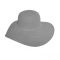 Καπέλο γυναικείο ψάθινο γκρι καλοκαιρινό Women's Straw Hat Grey