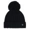 Σκουφάκι παιδικό χειμερινό πλεκτό μαύρο Chaos Beanie Maya Jr. Black