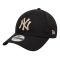 Καπέλο τζόκεϊ μαύρο New York Yankees New Era 9Forty League Essential Cap  Black / Stone
