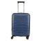 Βαλίτσα σκληρή καμπίνας επεκτάσιμη  μπλε  με 4 ρόδες Rain RB80134 55cm