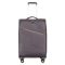 Βαλίτσα μαλακή μεσαία γκρι με 4 ρόδες  Verage Bristol 4W M Grey