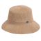 Καπέλο γυναικείο ψάθινο καμηλό Women's Straw Bucket Hat Camel