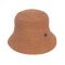 Καπέλο γυναικείο ψάθινο καμηλό Women's Straw Bucket Hat Camel