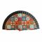 Ladies Medium Fan Abanicos Aparisi Printed Black