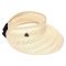 Καπέλο γείσο γυναικείο ψάθινο μπεζ  Women's Straw Visor Beige