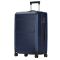 Βαλίτσα σκληρή μεγάλη μπλε με 4 ρόδες Nautica Luggage 2962