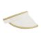Καπέλο γείσο πιάστρα ψάθινο λευκό  Women Straw Visor Hat