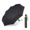 Ομπρέλα σπαστή αυτόματη μαύρη με ρέλι United Colors Of Benetton Mini AC Folding Umbrella Black