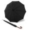 Long Automatic Umbrella With Wooden Handle Knirps A.771 Black
